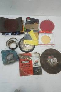 Scrubbing pads, sandpaper and more