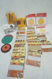Variety of sandpaper new & used packages