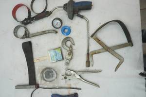 Oil Filter tools, small torch and more
