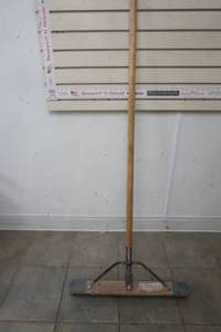 Wood Shop Broom BLue Brush