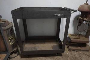 Husky Tool Bench on wheels