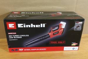 lot 187 image: Einhell 36V Turbo Cordless Leaf Blower - Tool Only