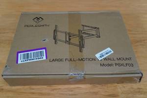 lot 16 image: Perlesmith Large Full-Motion TV Wall Mount