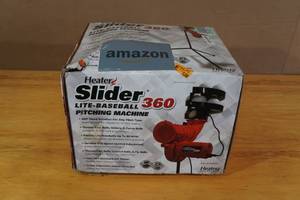 lot 19 image: Heater Slider 360 Lite-Baseball Pitching Machine