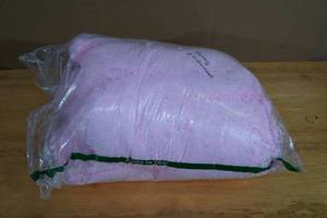 lot 73 image: Faux Fur Pink Comforter 3-Piece Set -Queen