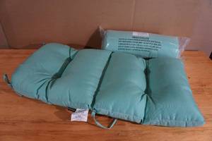 lot 141 image: Set of 2 Bossima Patio Chair Cushions 20.8x41.7