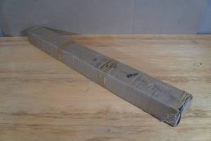 lot 154 image: Matte Black Tension Curtain Rod - 69.5-172