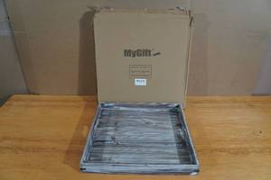 lot 155 image: 19 Square Rustic Look Serving Tray