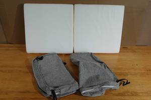 lot 171 image: 19 Square Seat Cushions with Removable Covers