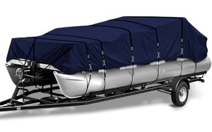 lot 183 image: Seapisode 900D Marine Grade Pontoon Cover - Fits 21-24 Long