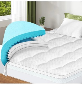 lot 2 image: Valuxe Luxury Memory Foam Mattress Topper -Twin XL