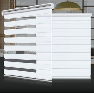 lot 9 image: Seeye Zebra Blinds 23.6x90 -White