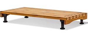 lot 18 image: Prosumers Choice Bamboo Cutting Board with Adjustable Legs 11x21.25
