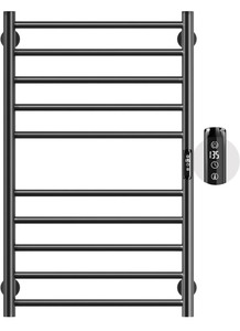lot 30 image: Paraheeter Stainless Steel Wall Mounted Towel Warmer -Black