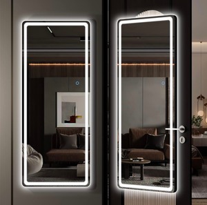 lot 72 image: Hapisu LED Full Length Mirror -Black