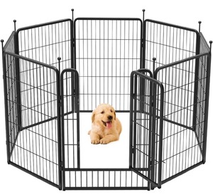 lot 86 image: FXW 8-Panel Dog Playpen 42 Tall