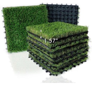 lot 151 image: Artificial Turf Interlocking Panels