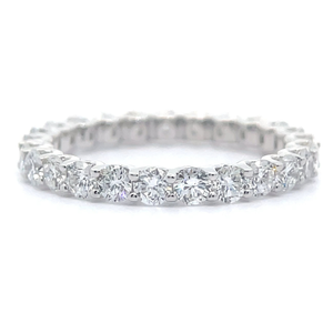 2 Carat Diamond Full Eternity Ring in 14k White Gold $5,375 Retail