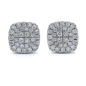 Wedding Day Jewelers 0.62 Carat Diamond Norther Star Collection Cluster Stud Earrings