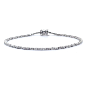 1.25 Carat Diamond Bar Link Tennis Bracelet