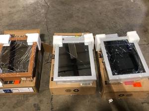 Lot of Assorted Glacier Bay Medicine Cabinets with Mirrors Various Models and Conditions  Customer Returns See Pictures