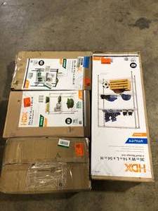Lot of Assorted Shelves Various Models and Conditions  Customer Returns See Pictures