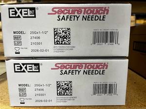lot 63 image: Exel SecureTouch Safety Needle