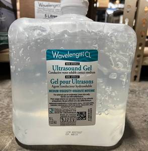 lot 69 image: Wavelength Ultrasound Gel 5 Liters