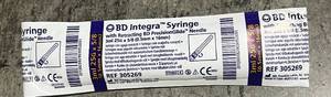 lot 112 image: BD Integra Syringe 3mL 25G x 58