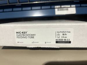 lot 119 image: Mic-Key Gastrostomy Feeding Tube
