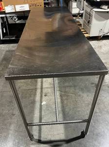 lot 14 image: Multi Use Stainless Steel Table 6ft