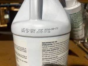 lot 134 image: MetriCide 28 Disinfectant Solution