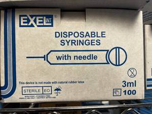 lot 135 image: Exel Disposable Syringes with Needle