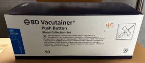 lot 45 image: BD Vacutainer Push Button Blood Collection Set