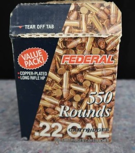 lot 25 image: FEDERAL .22 ROUNDS