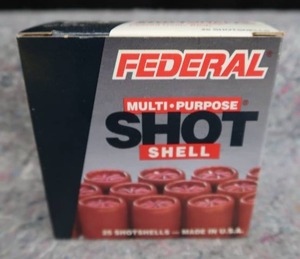 lot 26 image: NEW BOX FEDERAL 12 GAUGE SHELLS
