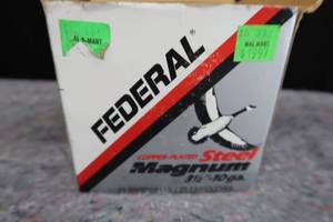 lot 30 image: FEDERAL 10 GA STEEL MAGNUM SHOT