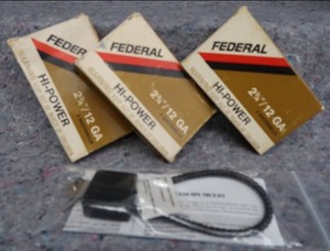 lot 33 image: 3 BOXES FEDERAL 12 GA SHELLS