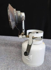 lot 58 image: 3 LB PROPANE TANK WITH HEATER ATTACHMENT