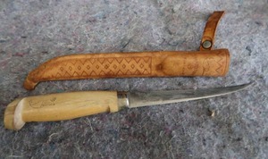 lot 59 image: J MARTTINI FILET KNIFE HANNA SAFTEY ITEM