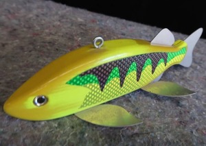 lot 64 image: FISHING DECOY SIGNED