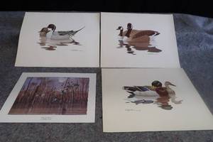 lot 76 image: SLOAN PRINTS  DUCKS UNLIMITED PRINT