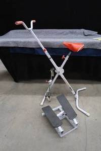 lot 117 image: RETRO EXERCISE BIKE  STEPPER
