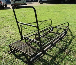 lot 120 image: VINTAGE SNOWMOBILE SLED