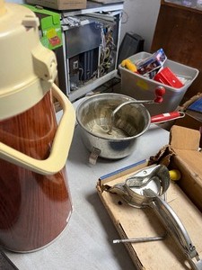 Popcorn popper, sifter, shredder, air pot