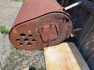 Wood stove, hand made