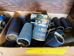 Blue Amberol records, radios and misc