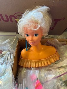 Green machine, doll clothes and misc toys