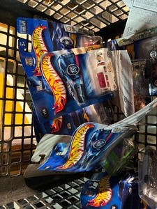 Crate of hot wheels