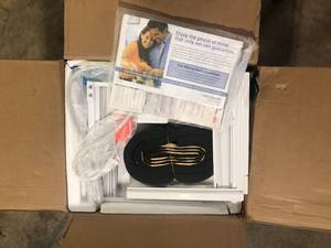 C Frigidaire 5,000 BTU 115V Window Air Conditioner Cools 150 Sq. Ft. with Mechanical Controls in White Customer Returns See Pictures